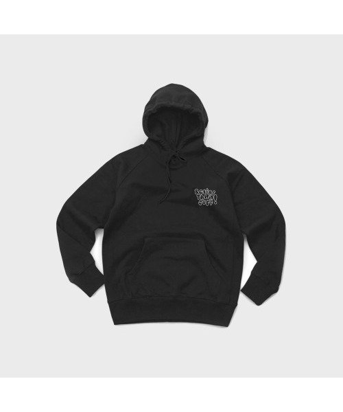 BETTER THAN SURF（ベターザンサーフ）の「SURF LOGO FLEECE SWEAT SHIRT - BLACK（パーカー・メンズ・その他・S/M/L/XL）」の2枚目の写真