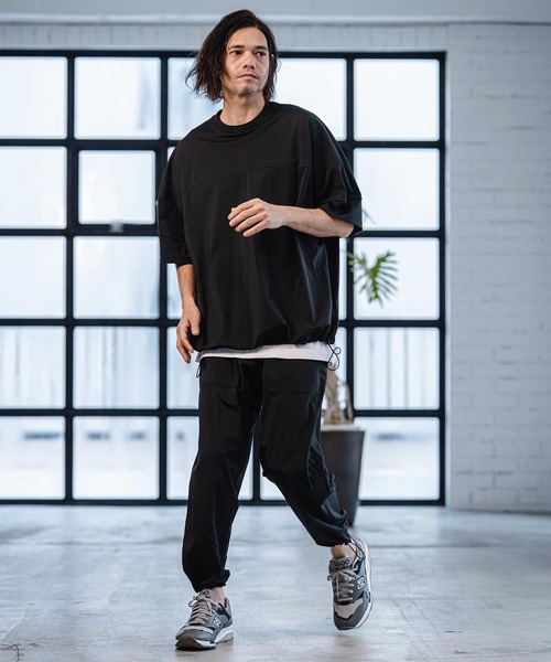 CAMBIO(カンビオ)の「mp14533-Stretch Nylon Pants ストレッチナイロンパンツ(S66226cmb)(その他パンツ・メンズ・ライトグレー/ブラック/ネイビー/チャコール・S/M/L)」の15枚目の写真