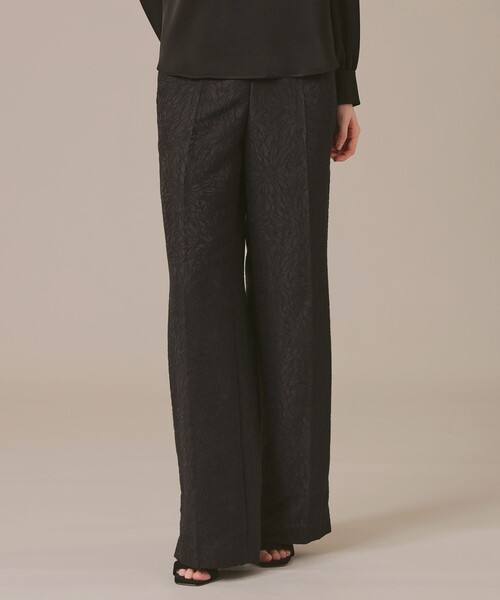 MACKINTOSH LONDON(マッキントッシュ ロンドン)の「アメリアジャカードパンツ(その他パンツ・レディース・ブラック・38/40)」の1枚目の写真