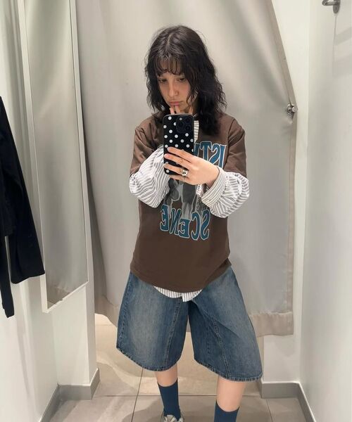 ISTKUNST(イストクンスト)の「SCENE BAND TEE_NAVY(IK2EMMT510A)(Tシャツ/カットソー・レディース・ネイビー・S/M/L)」の8枚目の写真