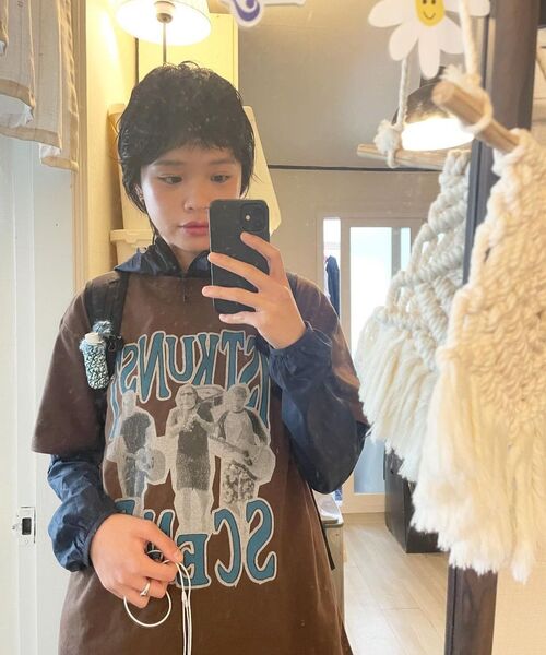 ISTKUNST(イストクンスト)の「SCENE BAND TEE_NAVY(IK2EMMT510A)(Tシャツ/カットソー・レディース・ネイビー・S/M/L)」の11枚目の写真