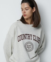STAFF ONLY（スタッフオンリー）の「COUNTRY CLUB SWEATSHIRTS (MELANGE IVORY)（スウェット）」