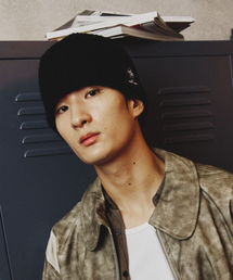 MILK WAVE（ミルクウェーブ）の「ウールショートビーニー[ブラック]（ニットキャップ/ビーニー）」