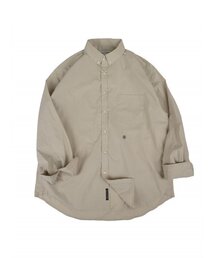 NENETS AUTHENTIC（ネネツオーセンティック）の「CITY LOGO OVERFIT SHIRTS BEIGE（シャツ/ブラウス）」