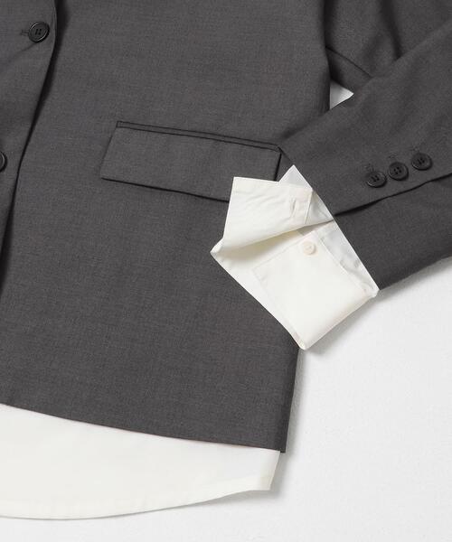 KBF（ケイビーエフ）の「レイヤードデザインジャケット（その他アウター・レディース・グレー系その他/ブルー系その他・ONE）」の22枚目の写真