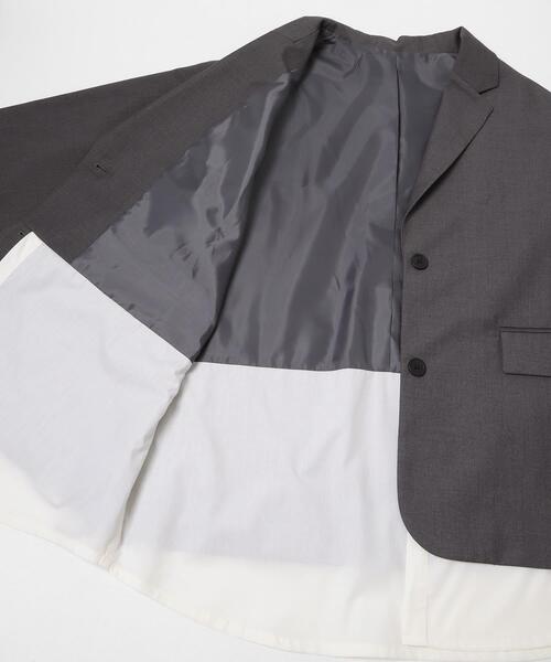 KBF(ケイビーエフ)の「レイヤードデザインジャケット(その他アウター・レディース・グレー系その他/ブルー系その他・ONE)」の4枚目の写真