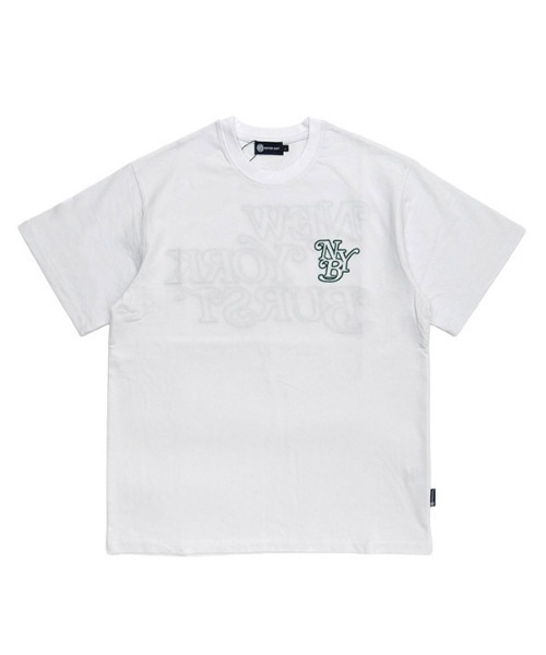 NEW YORK BURST（ニューヨークバースト）の「OG OUTLINE EMBROIDERY T-SHIRT（Tシャツ/カットソー・メンズ・ホワイト/ブラック・M/L/XL）」の10枚目の写真