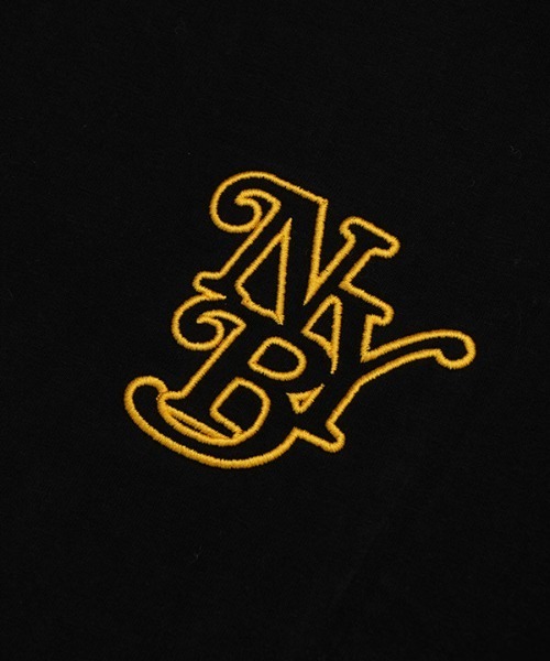 NEW YORK BURST（ニューヨークバースト）の「OG OUTLINE EMBROIDERY T-SHIRT（Tシャツ/カットソー・メンズ・ホワイト/ブラック・M/L/XL）」の6枚目の写真