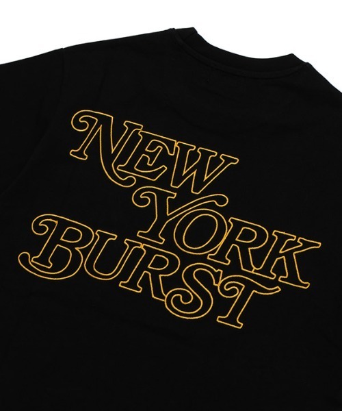 NEW YORK BURST（ニューヨークバースト）の「OG OUTLINE EMBROIDERY T-SHIRT（Tシャツ/カットソー・メンズ・ホワイト/ブラック・M/L/XL）」の7枚目の写真
