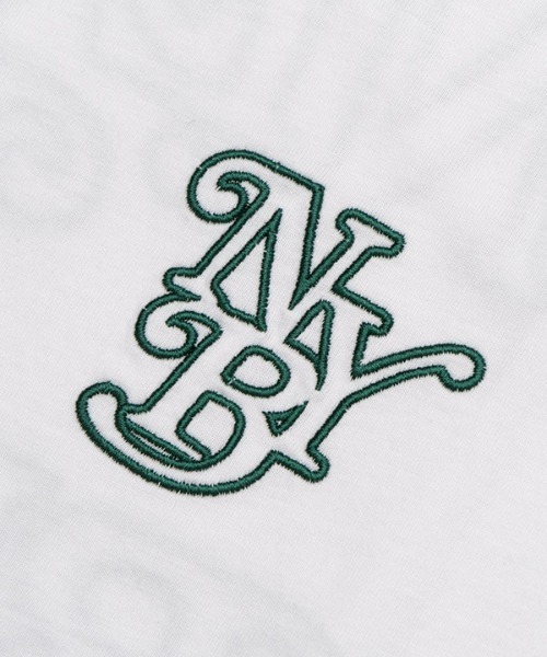 NEW YORK BURST（ニューヨークバースト）の「OG OUTLINE EMBROIDERY T-SHIRT（Tシャツ/カットソー・メンズ・ホワイト/ブラック・M/L/XL）」の13枚目の写真