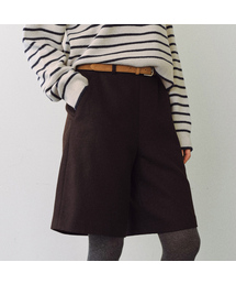 Wool bermuda pants