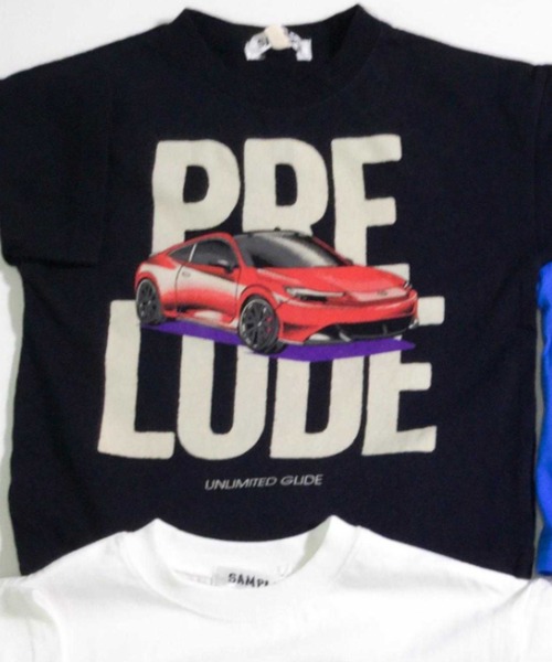 F.O.KIDS(エフオーキッズ)の「F.O.KIDS/エフオーキッズ HONDAコラボ4柄Tシャツ 天竺編み 車プリント 2026年春夏(Tシャツ/カットソー・キッズ・ブラック/レッド/オフホワイト/ブルー・130/140/150)」の2枚目の写真