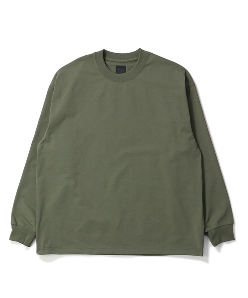 DAIWA PIER39(ダイワピア39)の「DAIWA PIER39 TECH DRAWSTRING L/S TEE ダイワ ピア39(Tシャツ/カットソー・メンズ・ホワイト/ブラック/ブルー/セージグリーン/ダークブラウン・XL/L/M/S)」の4枚目の写真