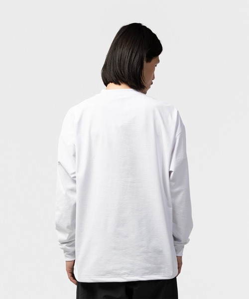 DAIWA PIER39(ダイワピア39)の「DAIWA PIER39 TECH DRAWSTRING L/S TEE ダイワ ピア39(Tシャツ/カットソー・メンズ・ホワイト/ブラック/ブルー/セージグリーン/ダークブラウン・XL/L/M/S)」の7枚目の写真