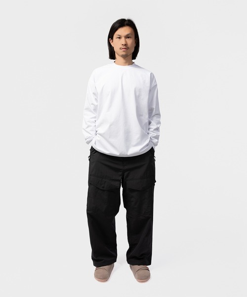 DAIWA PIER39(ダイワピア39)の「DAIWA PIER39 TECH DRAWSTRING L/S TEE ダイワ ピア39(Tシャツ/カットソー・メンズ・ホワイト/ブラック/ブルー/セージグリーン/ダークブラウン・XL/L/M/S)」の14枚目の写真
