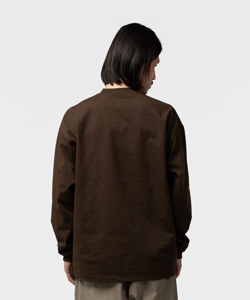 DAIWA PIER39(ダイワピア39)の「DAIWA PIER39 TECH DRAWSTRING L/S TEE ダイワ ピア39(Tシャツ/カットソー・メンズ・ホワイト/ブラック/ブルー/セージグリーン/ダークブラウン・XL/L/M/S)」の9枚目の写真