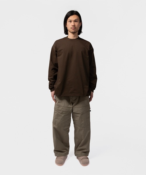 DAIWA PIER39(ダイワピア39)の「DAIWA PIER39 TECH DRAWSTRING L/S TEE ダイワ ピア39(Tシャツ/カットソー・メンズ・ホワイト/ブラック/ブルー/セージグリーン/ダークブラウン・XL/L/M/S)」の22枚目の写真
