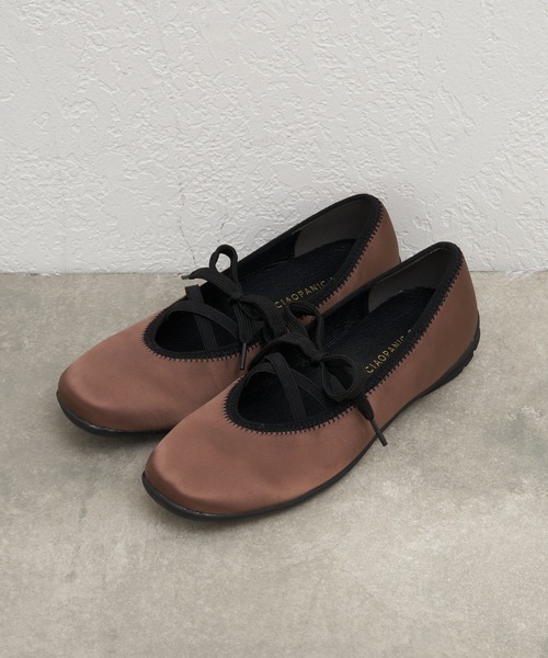 CIAOPANIC TYPY（チャオパニックティピー）の「【S～XL展開】バレエスニーカー（パンプス・レディース・ブラック/ネイビー/ブラウン・X-LARGE/LARGE/MEDIUM/SMALL）」の9枚目の写真