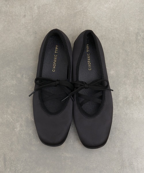 CIAOPANIC TYPY（チャオパニックティピー）の「【S～XL展開】バレエスニーカー（パンプス・レディース・ブラック/ネイビー/ブラウン・X-LARGE/LARGE/MEDIUM/SMALL）」の17枚目の写真
