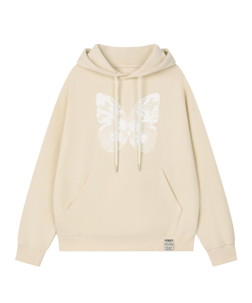 GRAVER（グレーバー）の「[ユニセックス]NAVI フードパーカー_3カラー（パーカー・レディース・スカイブルー/Cream/ブラック・SMALL/MEDIUM/LARGE）」の5枚目の写真