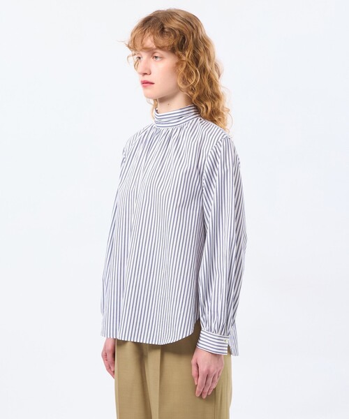 MACKINTOSH PHILOSOPHY(マッキントッシュ フィロソフィー)の「THOMAS MAISON ロールカラーブラウス(シャツ/ブラウス・レディース・オフホワイト/ブルー系その他2・38)」の8枚目の写真