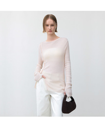 WOOL SHEER SET-UP KNIT(T-7017)