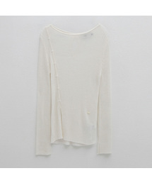 WOOL SHEER SET-UP KNIT(T-7017)