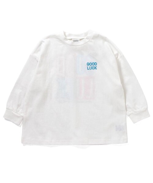 BREEZE（ブリーズ）の「バックボックスロゴTシャツ（Tシャツ/カットソー・キッズ・ブラック/オフホワイト・80/90/100/110/120/130/140）」の12枚目の写真