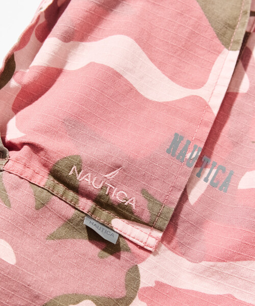 NAUTICA（ノーティカ）の「NAUTICA/ノーティカ カーブシルエット リップストップ カモフラージュ柄 カーゴショーツ（その他パンツ・メンズ・ピンク/オリーブ/ブラック・X-LARGE/MEDIUM/LARGE）」の12枚目の写真