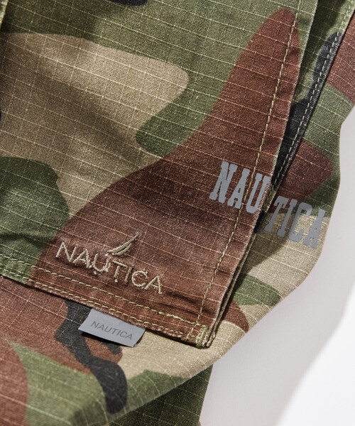 NAUTICA（ノーティカ）の「NAUTICA/ノーティカ カーブシルエット リップストップ カモフラージュ柄 カーゴショーツ（その他パンツ・メンズ・ピンク/オリーブ/ブラック・X-LARGE/MEDIUM/LARGE）」の15枚目の写真