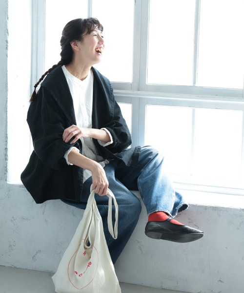 soulberry(ソウルベリー)の「店長がつくった、なんとかしてくれる!ほぼ×2ジャケット(テーラードジャケット・レディース・ブラック・5L/4L/3L/LL/L/M)」の2枚目の写真