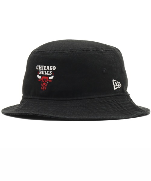 NEW ERA(ニューエラ)の「NEW ERA BUCKET 01 Chicago Bulls / ニューエラ バケット 01 シカゴ ブルズ(ハット・メンズ・ブラック・M/L)」の1枚目の写真