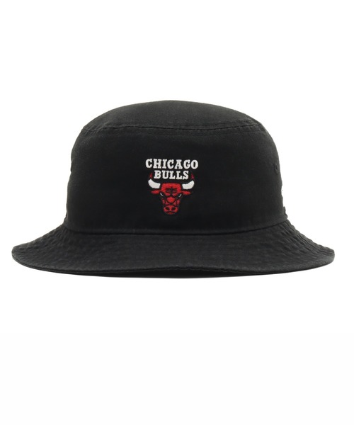 NEW ERA(ニューエラ)の「NEW ERA BUCKET 01 Chicago Bulls / ニューエラ バケット 01 シカゴ ブルズ(ハット・メンズ・ブラック・M/L)」の2枚目の写真