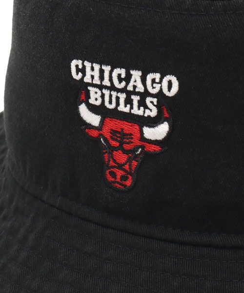 NEW ERA(ニューエラ)の「NEW ERA BUCKET 01 Chicago Bulls / ニューエラ バケット 01 シカゴ ブルズ(ハット・メンズ・ブラック・M/L)」の6枚目の写真