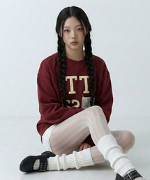 TEESSERT（ティーザート）の「TT_S2 オーバーサイズ スウェット + コンマポーチセット (バーガンディver.)（スウェット）」