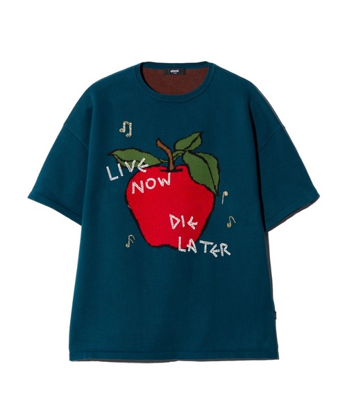 glamb（グラム）の「Beads Apple Knit / ビーズアップルニット（ニット/セーター・メンズ・ブルー/ブラック/グリーン・S/M/L）」の6枚目の写真