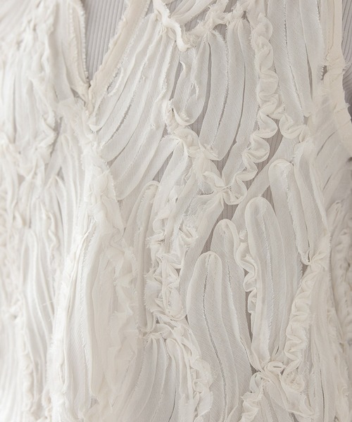 Honeys（ハニーズ）の「レースベスト（ベスト・レディース・アイボリー/ブラック・L/LL/M/S）」の21枚目の写真