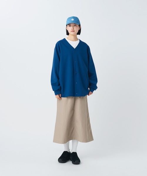 Snow Peak（スノーピーク）の「Snow Peak / Light Dobby Cloth Skirt ライトドビークロススカート（スカート・レディース・ブラック/グレイッシュベージュ/アーミー・1/2/3）」の6枚目の写真
