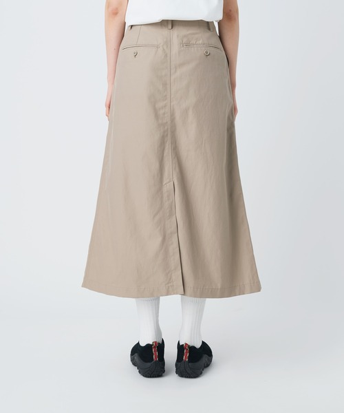 Snow Peak（スノーピーク）の「Snow Peak / Light Dobby Cloth Skirt ライトドビークロススカート（スカート・レディース・ブラック/グレイッシュベージュ/アーミー・1/2/3）」の8枚目の写真