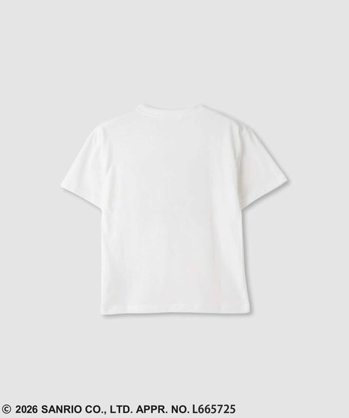 sanrio(サンリオ)の「サンリオキャラクターズスパンコールTシャツ(Tシャツ/カットソー・キッズ・ホワイト/ラベンダー/サックスブルー/ブルー/パープル・100cm/110cm/120cm/130cm/140cm/150cm/160cm)」の6枚目の写真