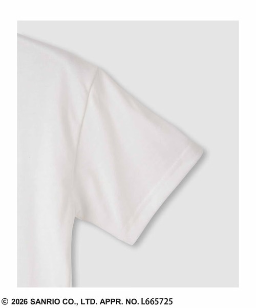 sanrio(サンリオ)の「サンリオキャラクターズスパンコールTシャツ(Tシャツ/カットソー・キッズ・ホワイト/ラベンダー/サックスブルー/ブルー/パープル・100cm/110cm/120cm/130cm/140cm/150cm/160cm)」の8枚目の写真