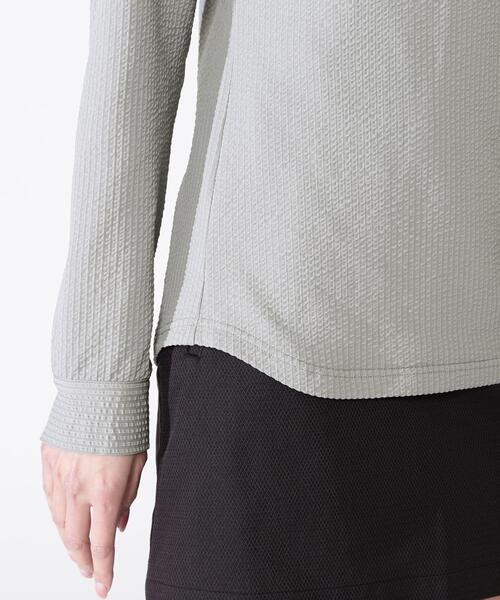 MASTER BUNNY EDITION（マスターバニーエディション）の「【MASTER BUNNY EDITION】３６Ｇニットサッカー（ポロシャツ・レディース・ブラック/グレー系その他/ホワイト・SMALL/LARGE/MEDIUM）」の16枚目の写真