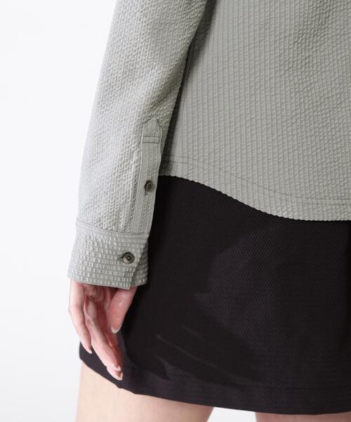 MASTER BUNNY EDITION（マスターバニーエディション）の「【MASTER BUNNY EDITION】３６Ｇニットサッカー（ポロシャツ・レディース・ブラック/グレー系その他/ホワイト・SMALL/LARGE/MEDIUM）」の18枚目の写真