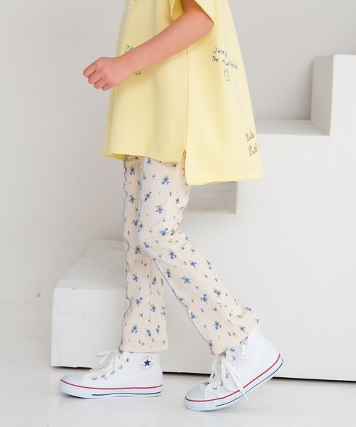 LEPSIM(レプシィム)の「【KIDS】花柄カットフレアパンツ 644476(その他パンツ・キッズ・ブラック/アイボリー・120/130/140)」の14枚目の写真