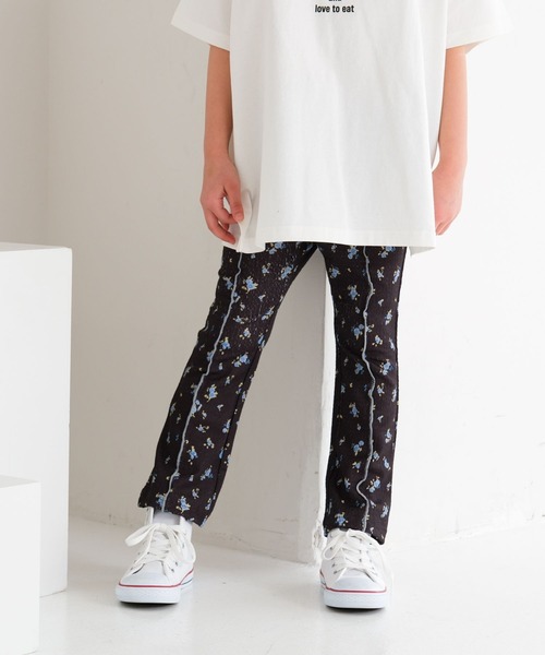 LEPSIM(レプシィム)の「【KIDS】花柄カットフレアパンツ 644476(その他パンツ・キッズ・ブラック/アイボリー・120/130/140)」の19枚目の写真