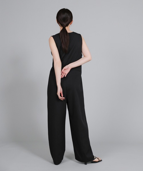select MOCA Et（セレクトモカエト）の「【Et】Button-Up Salopette（サロペット/オーバーオール・レディース・ブラウン/ブラック・FREE）」の16枚目の写真