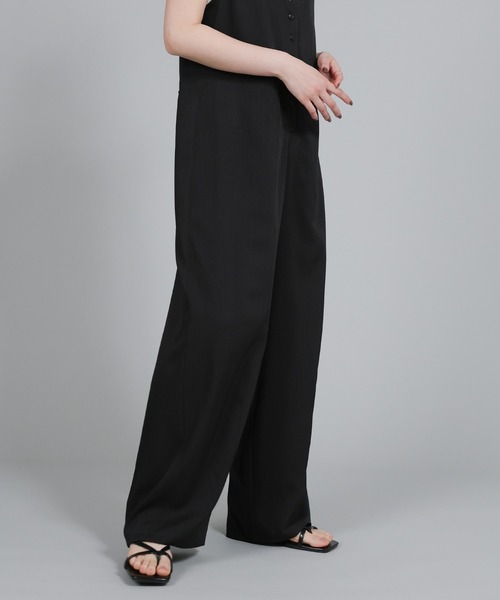 select MOCA Et（セレクトモカエト）の「【Et】Button-Up Salopette（サロペット/オーバーオール・レディース・ブラウン/ブラック・FREE）」の21枚目の写真