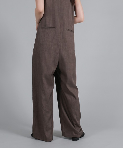 select MOCA Et（セレクトモカエト）の「【Et】Button-Up Salopette（サロペット/オーバーオール・レディース・ブラウン/ブラック・FREE）」の10枚目の写真