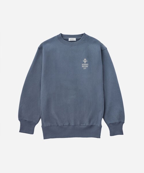 Saturdays NYC(サタデーズ ニューヨークシティ )の「NUTS ART WORKS × Saturdays NYC Sweatshirt(スウェット・メンズ・グレー/ブラック/ブルー・XL/M)」の14枚目の写真