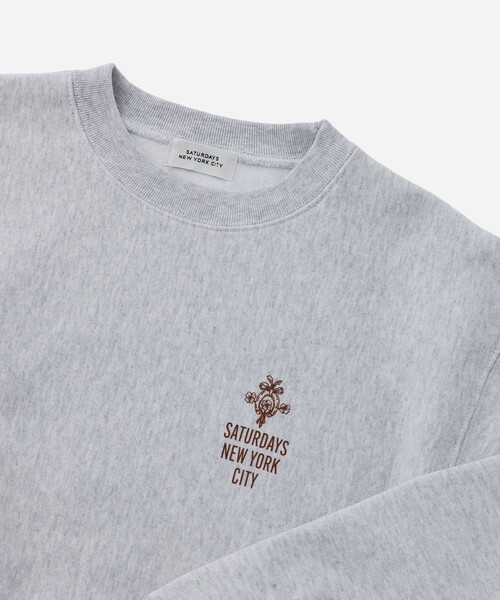 Saturdays NYC(サタデーズ ニューヨークシティ )の「NUTS ART WORKS × Saturdays NYC Sweatshirt(スウェット・メンズ・グレー/ブラック/ブルー・XL/M)」の17枚目の写真